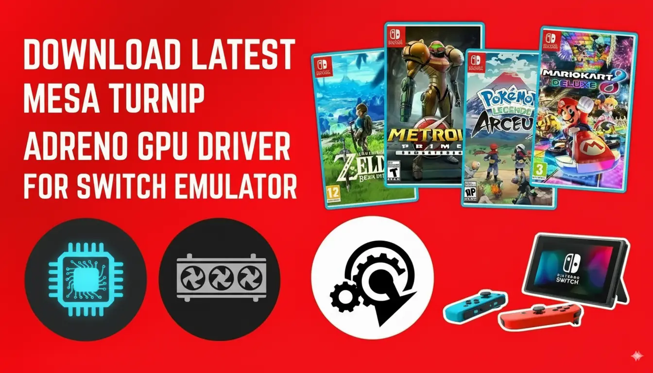 ownload Mali GPU Drivers For Switch Emulators Mesa Turnip Adreno Driver latest version