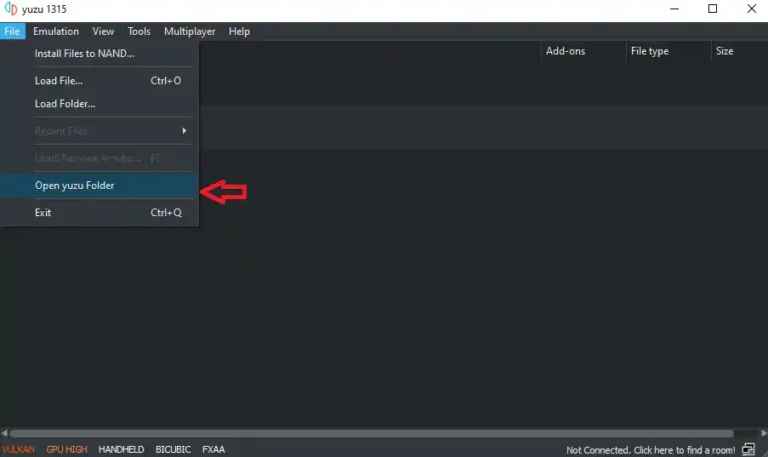 Tap-Open-Yuzu-Folder