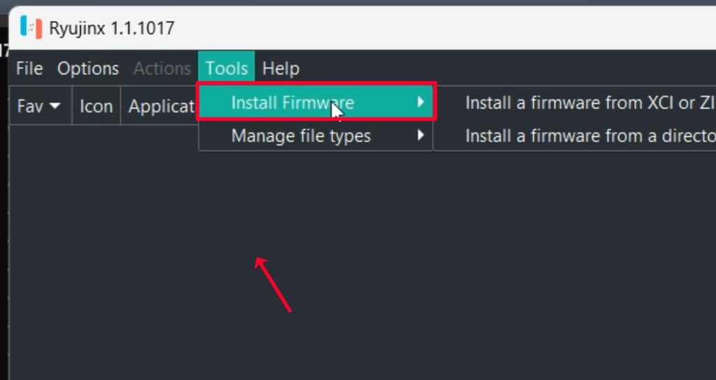 Go-to-Tools-and-Click-on-Install-Firmware-option